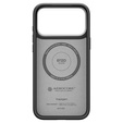 Spigen Enzo Aramid MagSafe pouzdro pro iPhone 17 Pro Max, karbonově černé / stříbrné