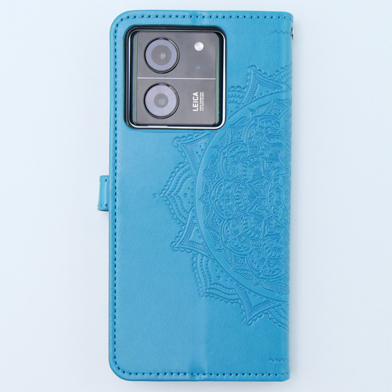 Klopové pouzdro pro Xiaomi 13T / 13T Pro, Mandala, modré