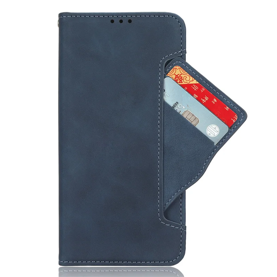 Klopové pouzdro pro Realme 12 Pro 5G / 12 Pro+ 5G, Card Slot, námořnicky modré