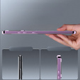 Ochranné pouzdro na fotoaparát pro Samsung Galaxy Note 10+ Plus, CamShield MagSafe, transparentní / fialové