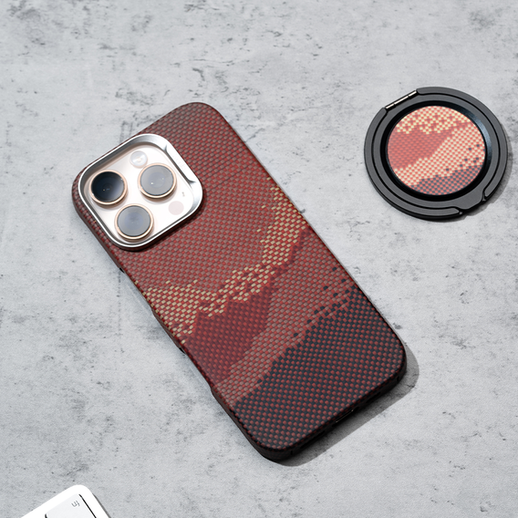 Pouzdro Benks Magnetic Golden Tide Kevlar 600D pro iPhone 16 Pro