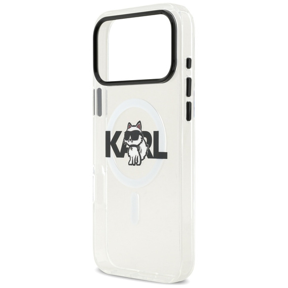 Pouzdro Karl Lagerfeld IML Choupette MagSafe pro iPhone 17 Pro