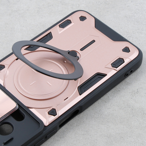 Pancéřové pouzdro pro Infinix Note 12 Pro 4G / Note 12 2023, CamShield Slide, růžové rose gold
