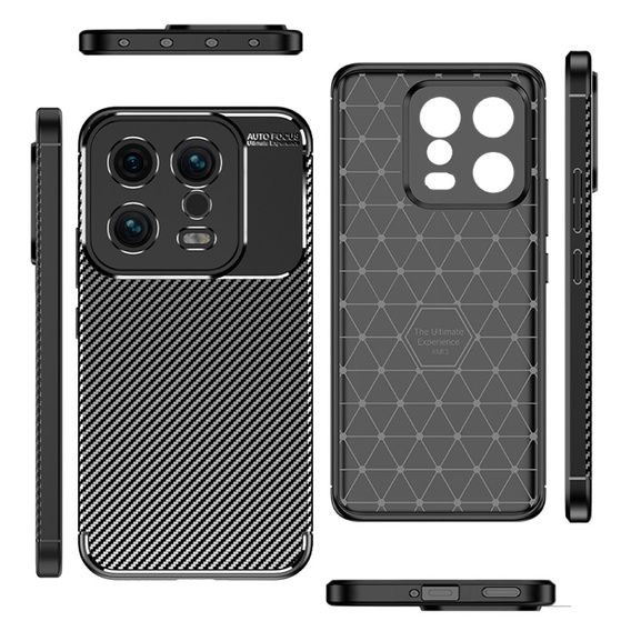 Pouzdro pro Xiaomi 13, Carbon Gel, černé
