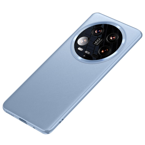 Kožené pouzdro pro Xiaomi 14 Ultra, leather hybrid, modré