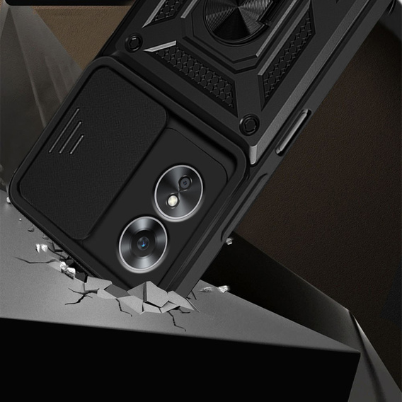 Pouzdro pro Oppo A17, CamShield Slide, černé
