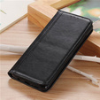 Pouzdro pro Honor 90 Lite 5G, Wallet Litchi Leather, černé