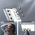 Ochranné pouzdro na fotoaparát pro Samsung Galaxy S20 FE, CamShield MagSafe, průhledná / stříbrná