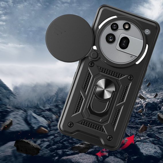Pouzdro pro Nothing Phone 3A Pro, CamShield Slide, černé