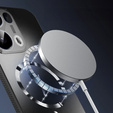 Pouzdro pro Oppo Reno 13 Pro, MagSafe, stříbrné,
