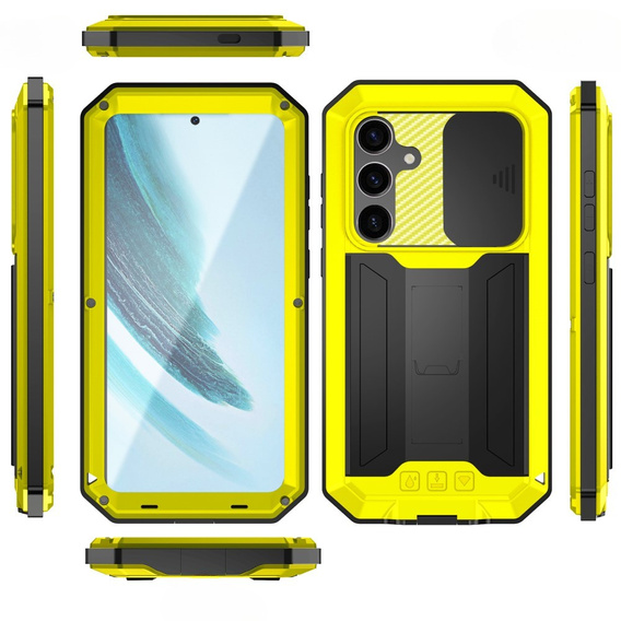 Pancéřové pouzdro pro Samsung Galaxy S25+ Plus, R-JUST, žluté