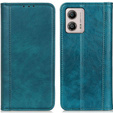 Flipové pouzdro pro Motorola Moto G53 / G23 / G13, Split Leather, zelené