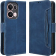 Klopové pouzdro pro Oppo Reno 13 Pro, Card Slot, námořnicky modré