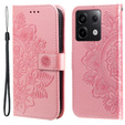 Klopové pouzdro pro Xiaomi Redmi Note 13 Pro 5G, Mandala, růžové rose gold