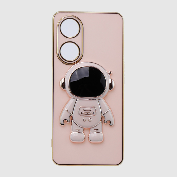 Pouzdro pro Oppo A98 5G, Astronaut, růžové