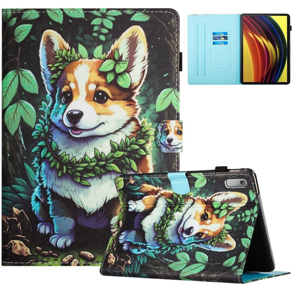 Pouzdro pro Lenovo Tab P11 Gen 2, corgi dog