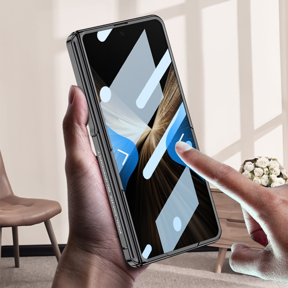 Pouzdro GKK s podstavcem a integrovaným sklem pro Honor Magic V5 5G