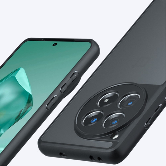 Pouzdro pro OnePlus 12 5G, Fusion Hybrid, s ochranou fotoaparátu, transparentní / černé