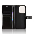 Klopové pouzdro pro Xiaomi Redmi 15C 4G/LTE, Crazy Horse Wallet, černé