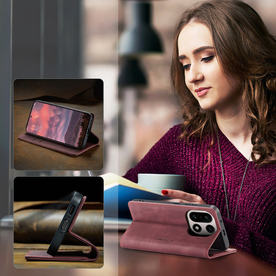 CASEME pouzdro s klopou typu peněženka pro OnePlus 15