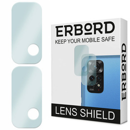 2x tvrzené sklo ERBORD pro kameru na Xiaomi Redmi Note 11