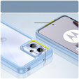 Pouzdro pro Motorola Moto G13 / G23, Fusion Hybrid, transparentní / modré
