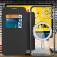 Klopové pouzdro pro iPhone 11 Pro Max, RFID Wallet MagSafe CamShield, černé