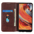 Flipové pouzdro pro OnePlus 13, Split Leather, hnědé