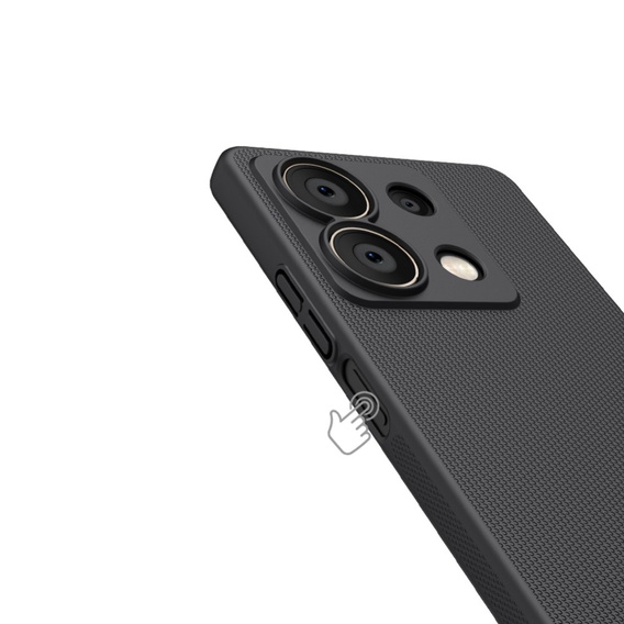 Pouzdro NILLKIN pro Xiaomi Redmi Note 13 5G, Super Frosted Shield Case, černé