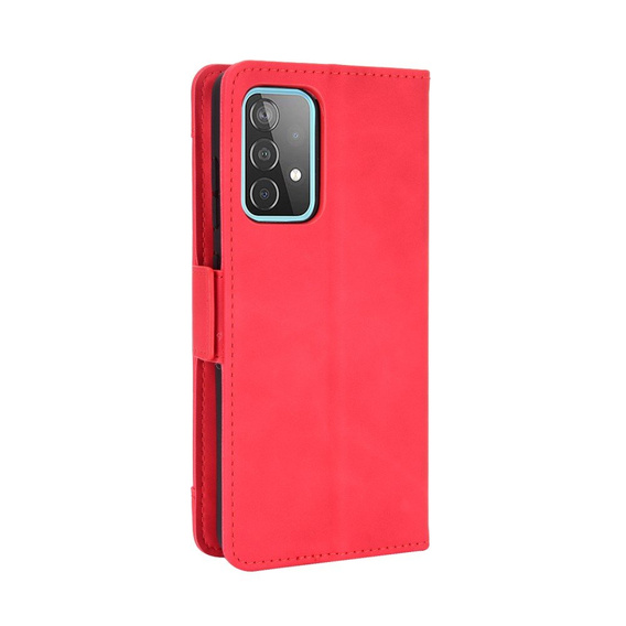 Klopové pouzdro pro Samsung Galaxy A52 / A52s, Card Slot, červené