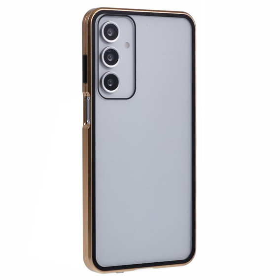 Pouzdro pro Samsung Galaxy A16, Magnetic Dual Glass, zlaté