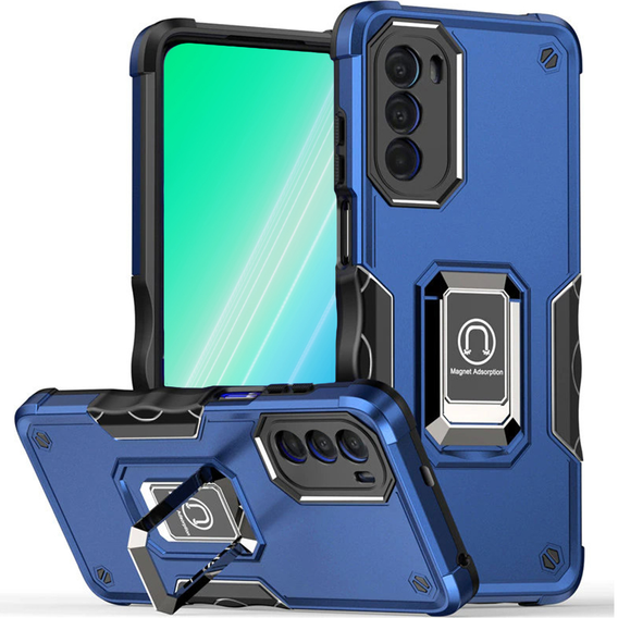 Pouzdro pro Motorola Moto G22, Dual-Layer Armor, modré