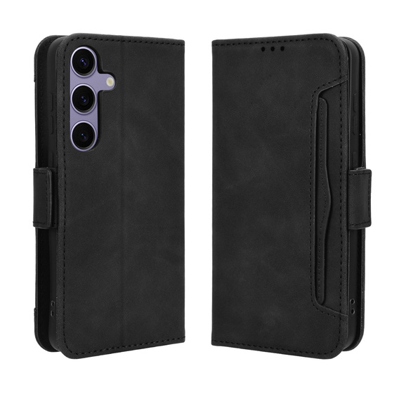 Klopové pouzdro pro Samsung Galaxy S25 FE, Card Slot, černé