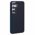 Pouzdro pro Samsung S25, Carbon Fiber MagSafe, černá / modrá
