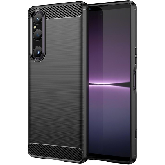 Pouzdro pro Sony Xperia 1 V, Carbon, černé