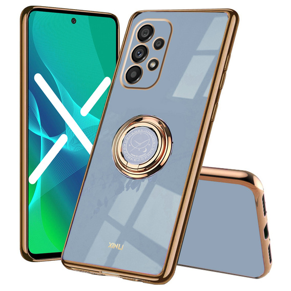 Pouzdro pro Samsung Galaxy A53 5G, Electro Ring, modré