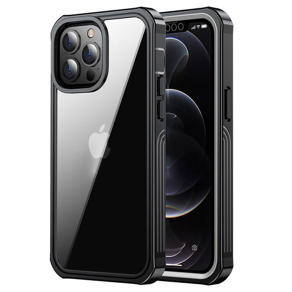 Pouzdro pro iPhone 13 Pro Max, Shockproof, s fólií, modré