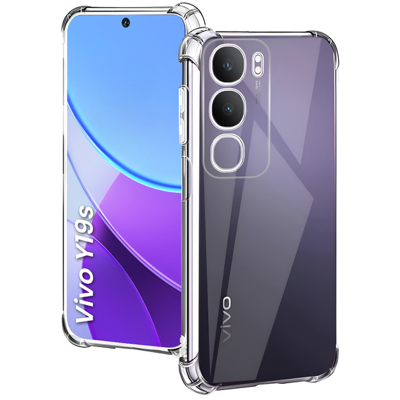 Pouzdro pro Vivo Y19s, Dropproof, průhledné