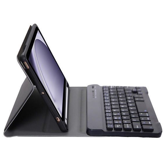 Pouzdro + klávesnice Samsung Galaxy Tab A9, Leather Pen Slot, černé