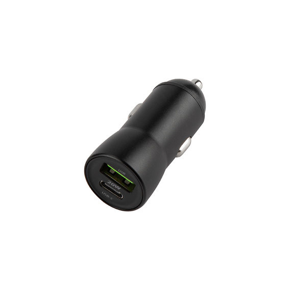 Maxlife PD/QC 20W automobilová nabíječka s kabelem USB-C – USB-C 60W pro smartphony, tablety, navigace a další zařízení s USB/USB-C