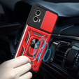 Pouzdro pro Motorola Moto E14, CamShield Slide, červené