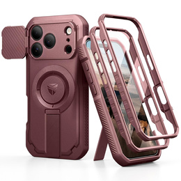 Pancéřové pouzdro Dexnor se stojánkem a spouští fotoaparátu, pro MagSafe pro iPhone 17 Pro Max