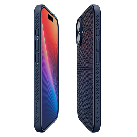 Pouzdro Spigen Liquid Air pro iPhone 17, námořnická modř