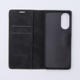 Pouzdro pro Oppo A78 4G, ERBORD Vintage peněženka s klopou, černé