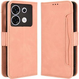 Klopové pouzdro pro Infinix Zero 30 5G, Card Slot, růžové