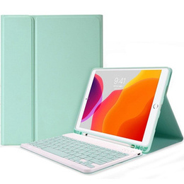 Pouzdro + klávesnice iPad 9.7 2017 / iPad 9.7 2018 / Air / Air 2, zelené