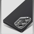 Pouzdro BENKS Kevlar pro Samsung Galaxy S25+ Plus, pro MagSafe, Carbon Fiber, černé