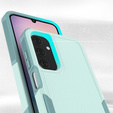 Pancéřové pouzdro pro Samsung Galaxy A25, dvouvrstvé, mincovní + 9H sklo