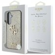 Pouzdro GUESS Fixed Glitter Big 4G Logo pro Samsung Galaxy S25