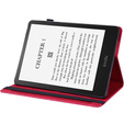 Pouzdro s klopou pro Amazon Kindle Paperwhite 5 (2021), flower, modré